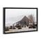 Stupell Industries Colorado Buffalo Snowy Farm Floating Frame, design by Jeff Poe Photography